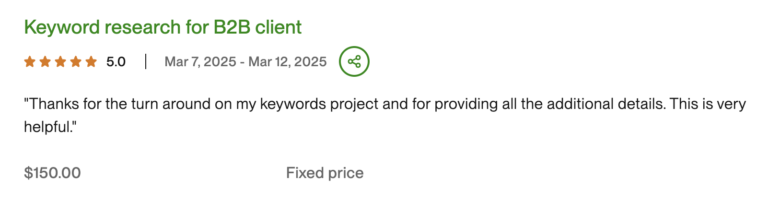 Client review of Brayam Rodriguez